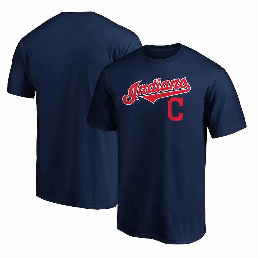 Cleveland Indians Cotton Short Sleeve T-Shirt - ATSProducts