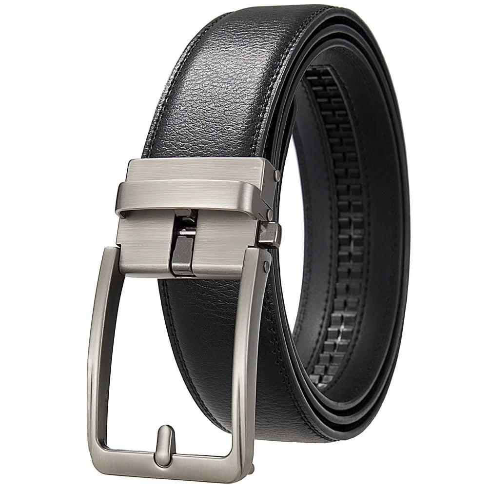 Automatic Buckle Genuine Leather Belts - ATSProducts