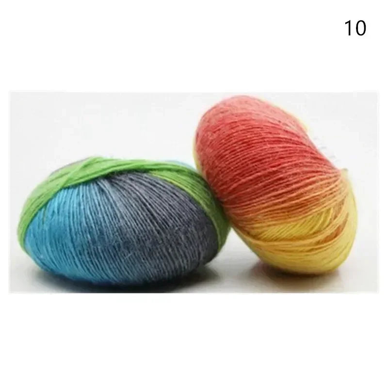 ToToro 50g/ball Rainbow Yarn - ATSProducts