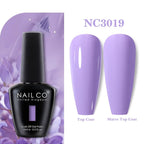 NAILCO 283Colors Gel Nail Polish Top Base Varnish - ATSProducts