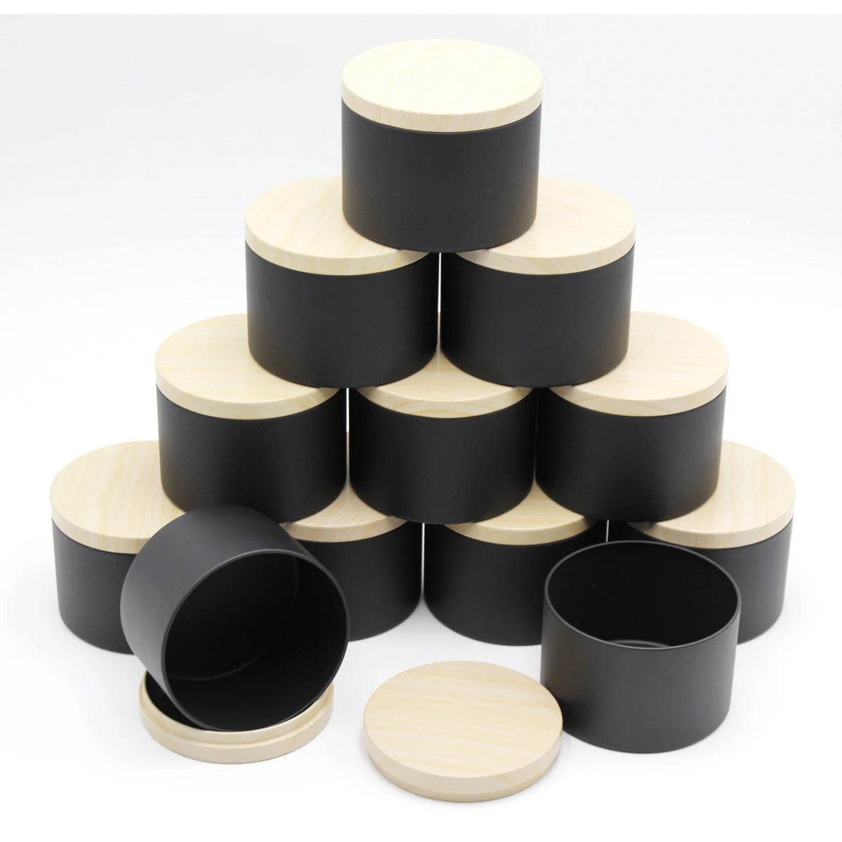 12pcs 4oz Candle Tins With Lids - ATSProducts
