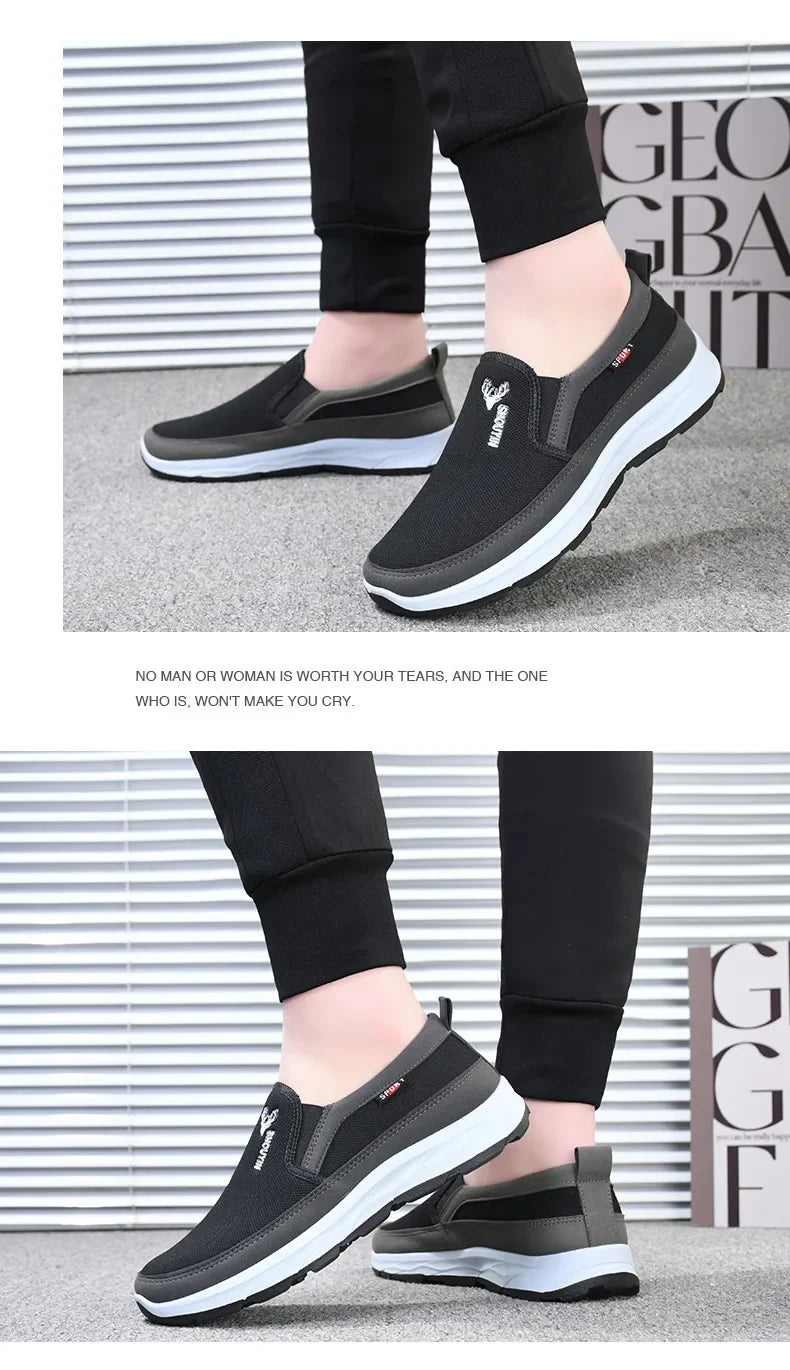 Men's Cloth Slip-On Anti-Slip Loafers - ATSProducts