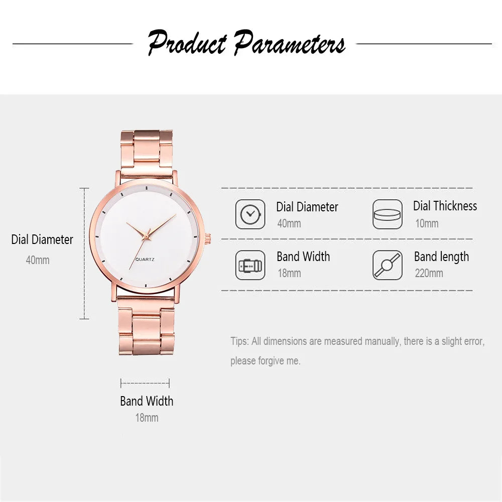 Rose Gold Luxury Watch - ATSProducts