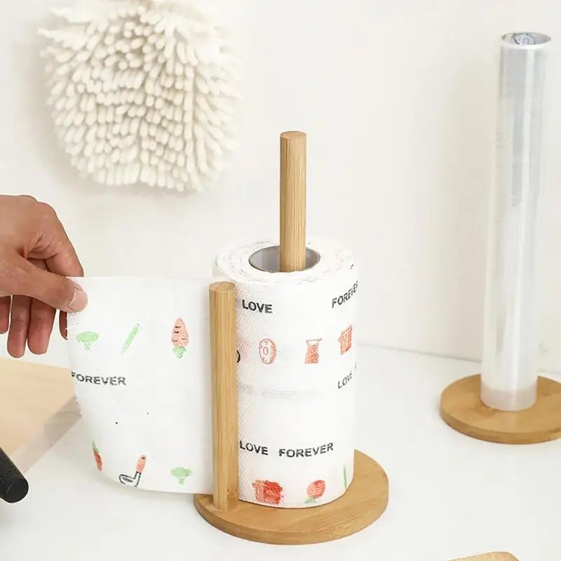 Wooden Paper Towel Holder - ATSProducts