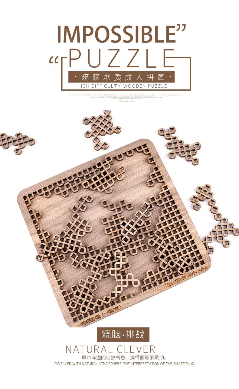 Impossible Adult Jigsaw Wooden Puzzles - ATSProducts