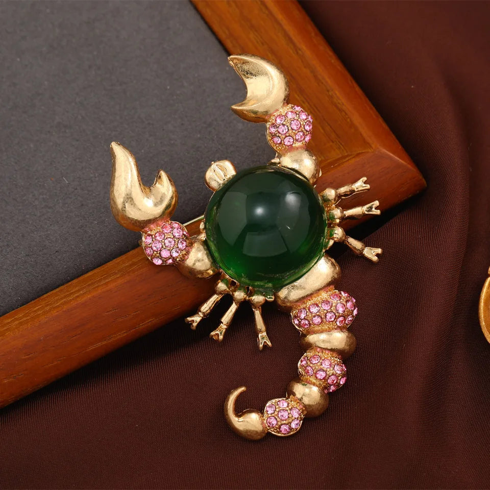 Medieval Jelly Glazed Animal Brooch - ATSProducts