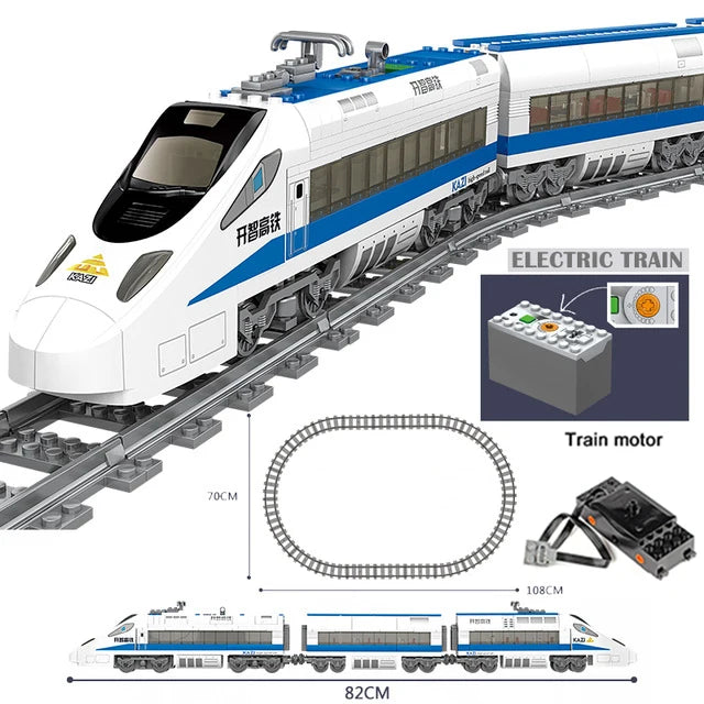 Leduo City Train Power Function High-tech DIY Train Set - ATSProducts