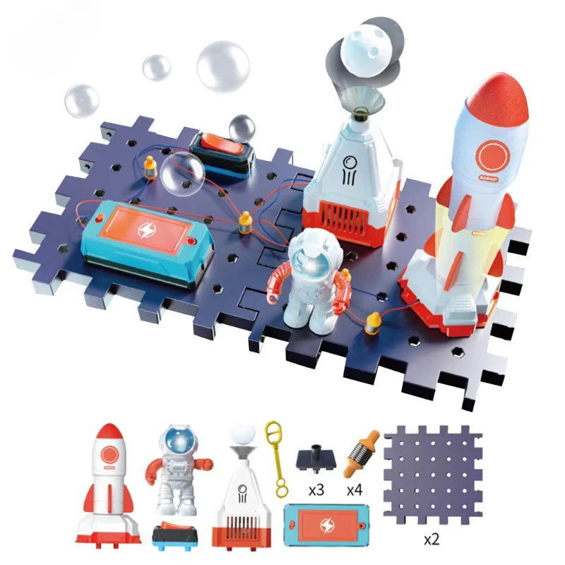 Science DIY Electronic Blocks Kits Circuits Educational - ATSProducts