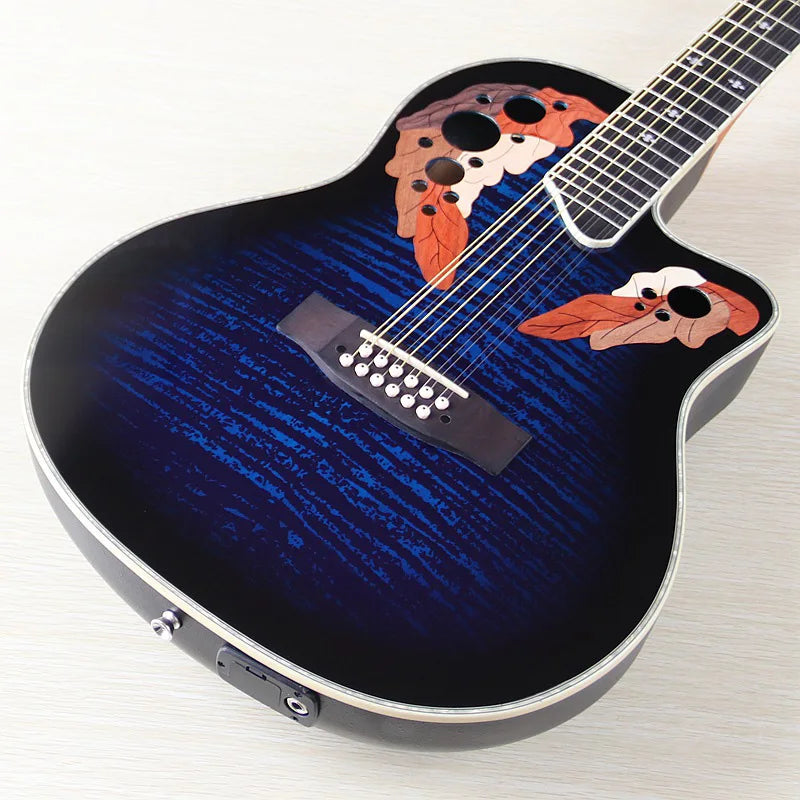 12 Strings 41 Inch Round Back Electric Acoustic Guitar - ATSProducts