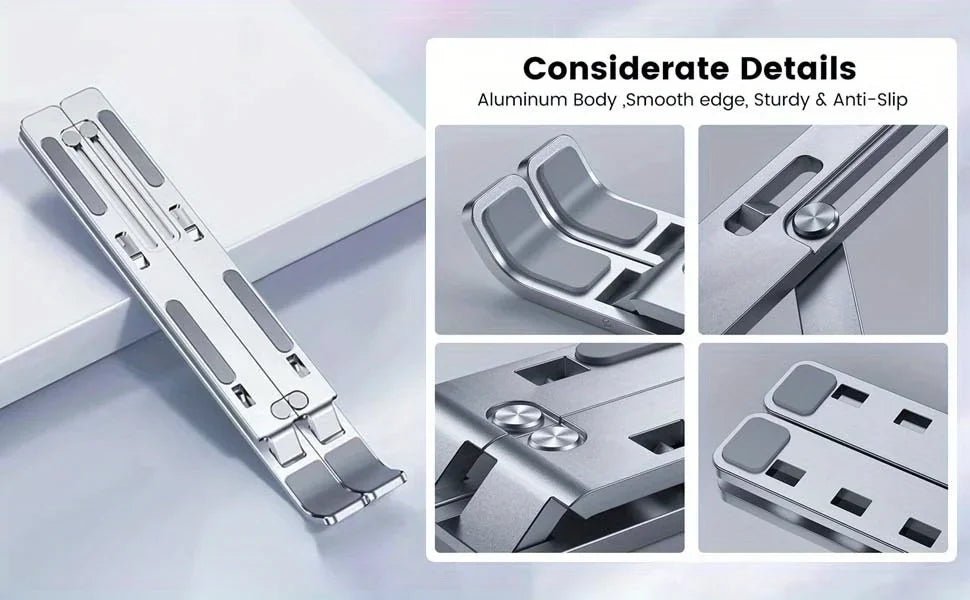 Dutrieux Adjustable Aluminum Laptop Stand - ATSProducts