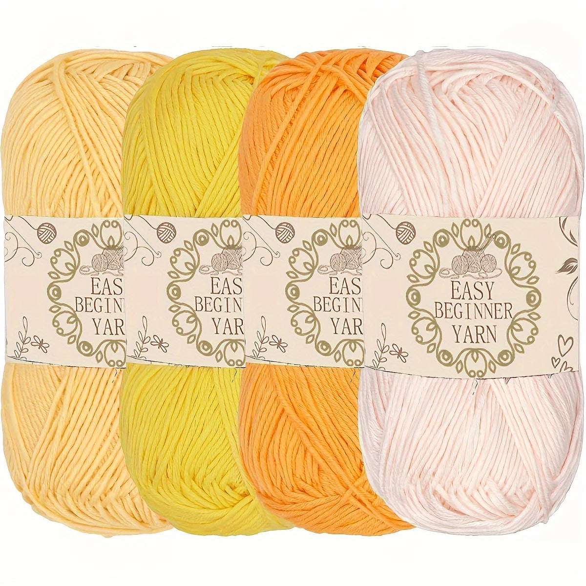 4 Packs Of 50G 4-strand Acrylic Yarn - ATSProducts