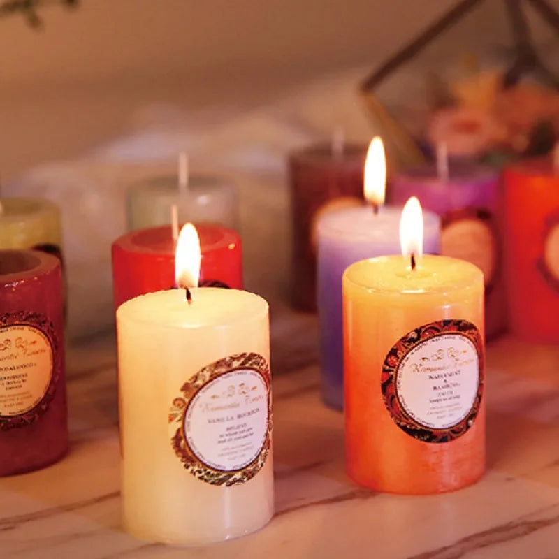 Moonbiffy Household Smokeless Column Wax Scented Candles - ATSProducts