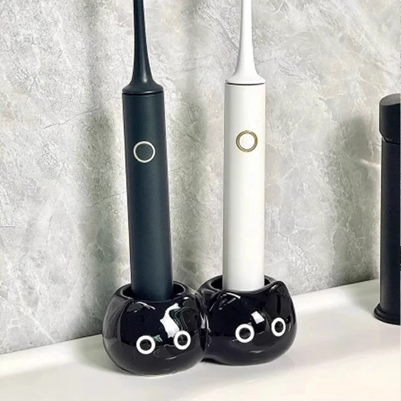 Cat Ceramic Toothbrush Holder - ATSProducts