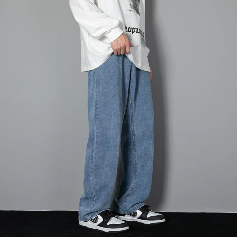 Men's Korean Style Long Jeans - ATSProducts