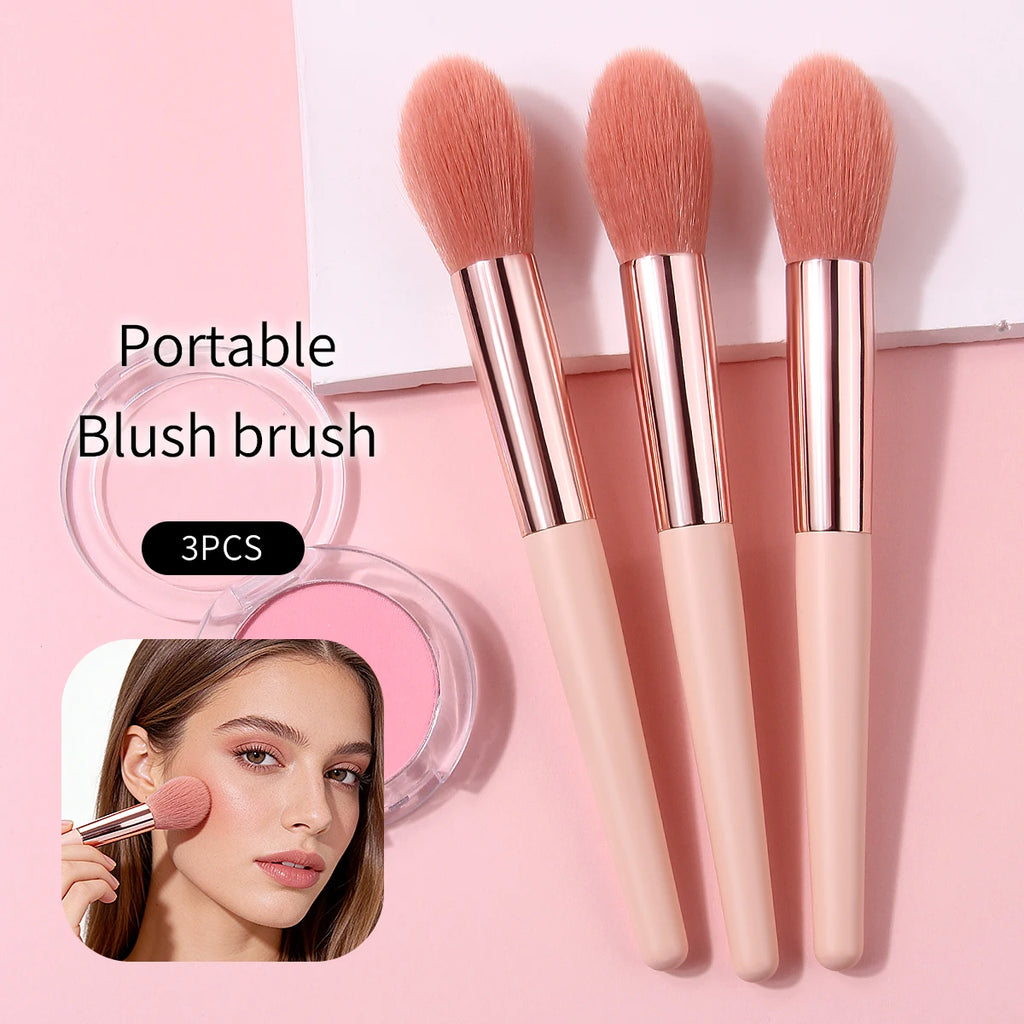Kosshow 3 Pc soft fiber makeup brushes