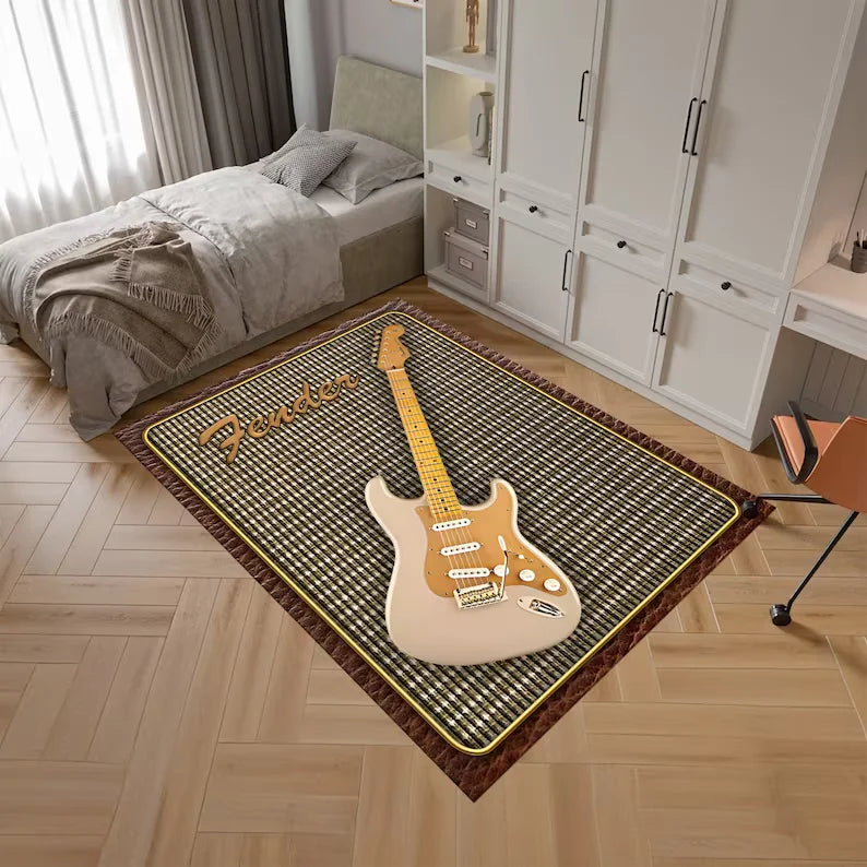 Guitar Themed Rug - ATSProducts