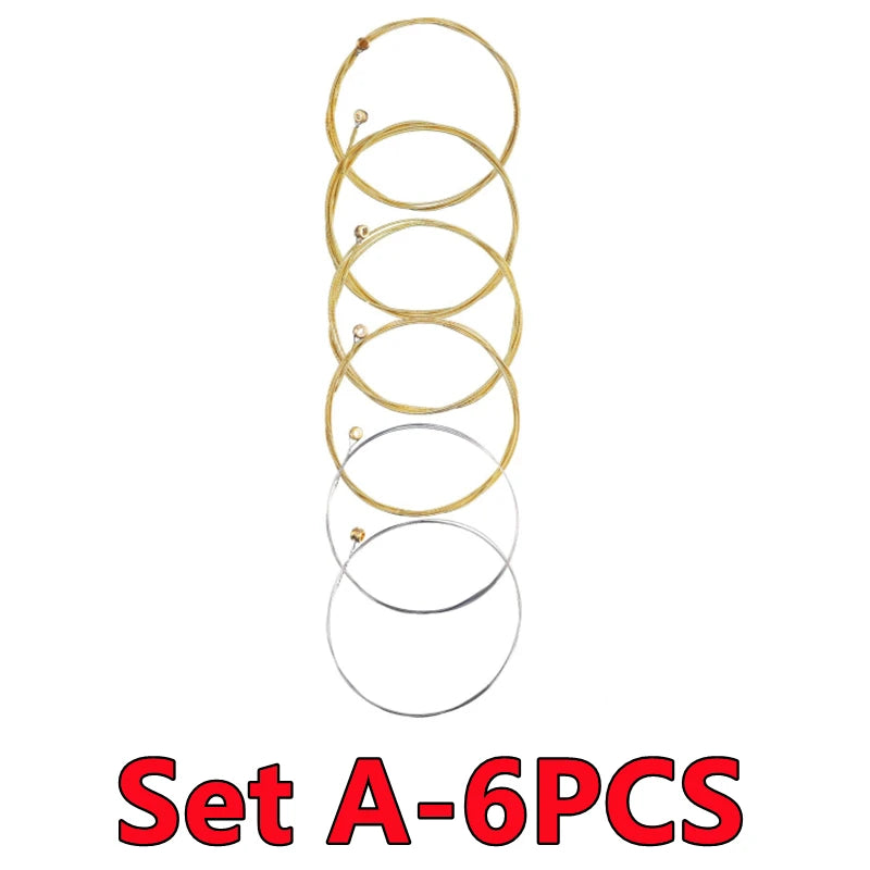 6 Or 18PCs Colorful Copper Guitar Strings - ATSProducts