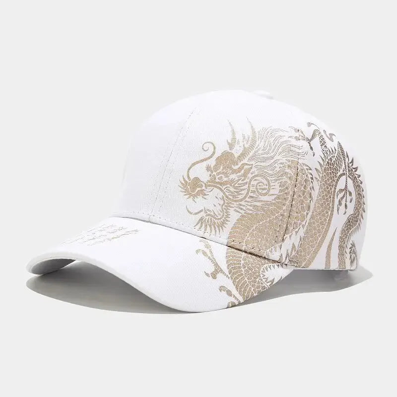 Chinese Style Dragon Pattern Baseball Cap - ATSProducts