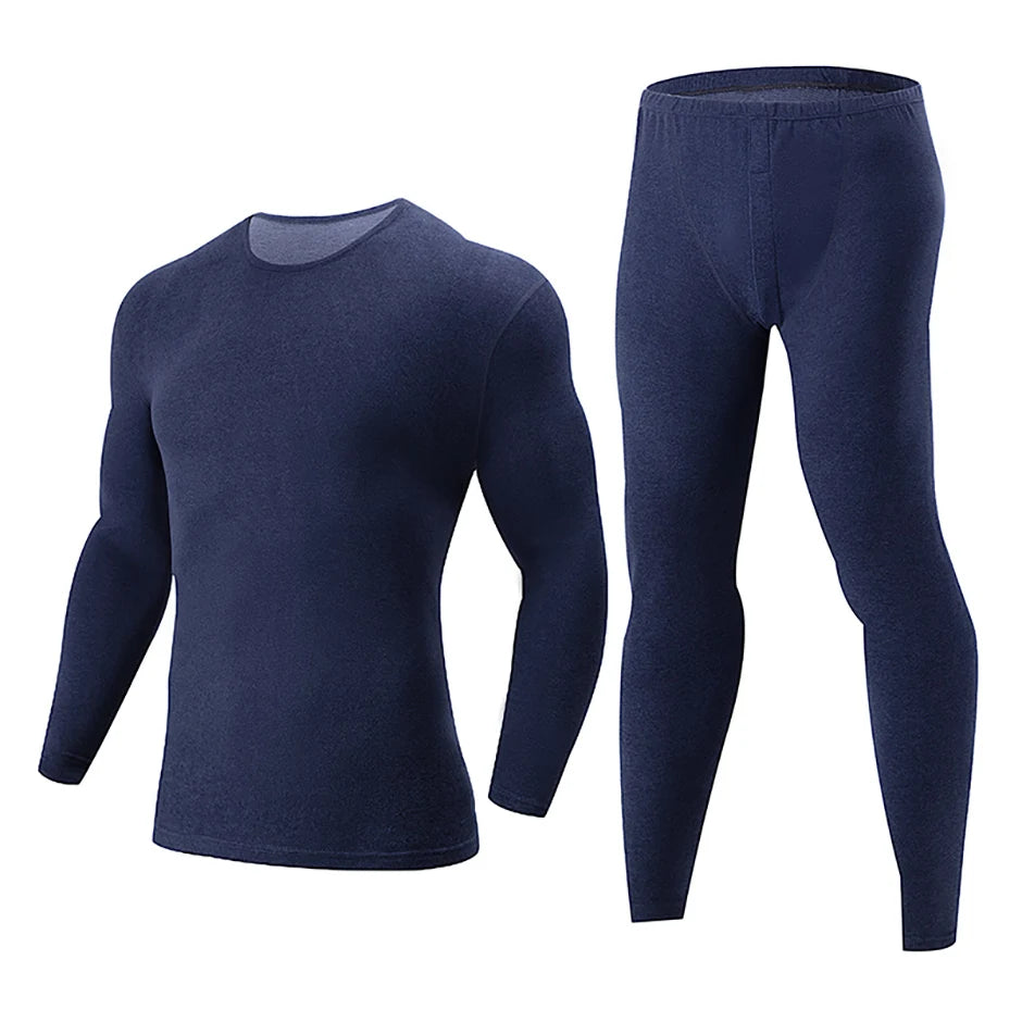 2/4 Pcs Men's Solid Color Thermal Underwear - ATSProducts