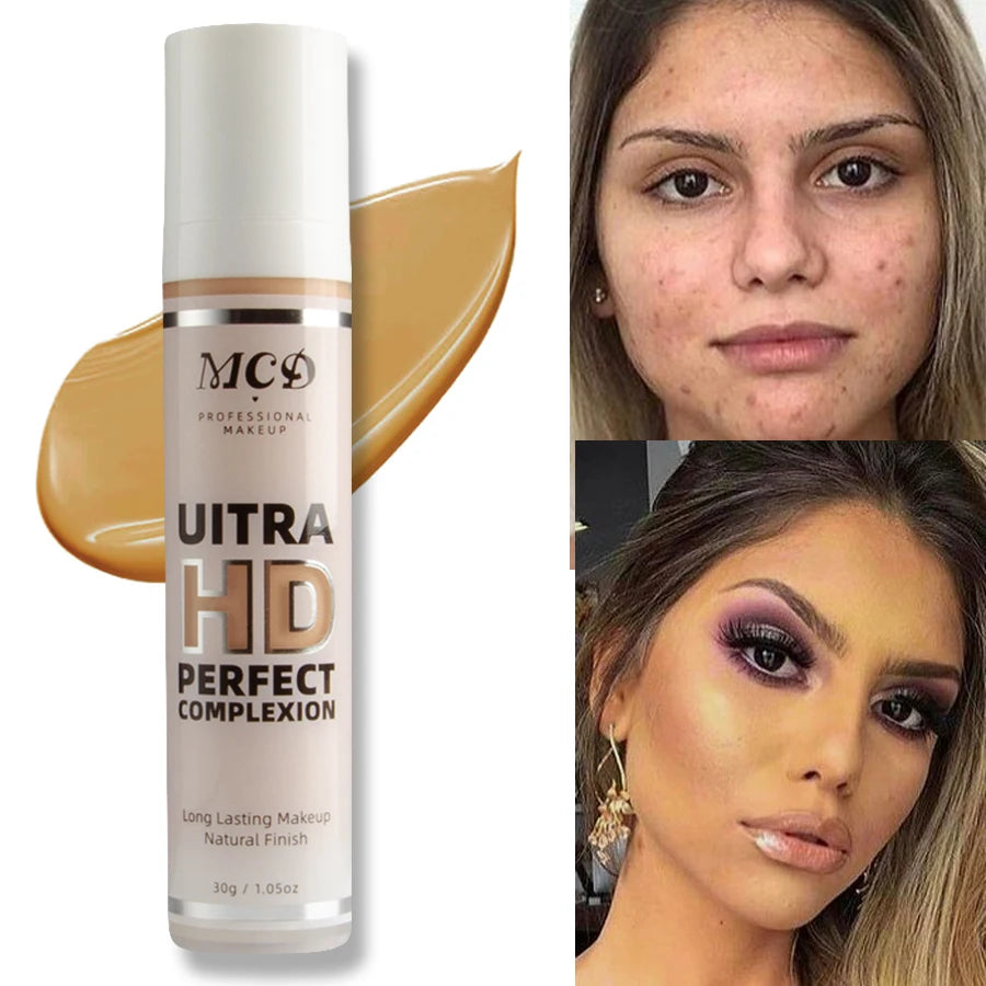 9 Shade Full Coverage Concealer Liquid Foundation - ATSProducts