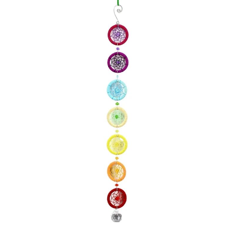 Handmade Chakra Dream Prisms Suncatcher with 40mm Chandelier Ball - ATSProducts