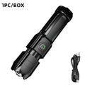 LED Camping Torch Flashlight USB Rechargeable - ATSProducts