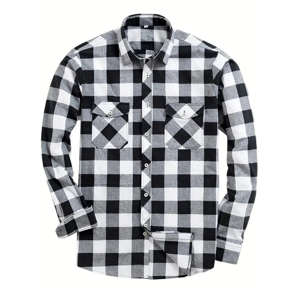 Plaid Flannel Shirt - ATSProducts