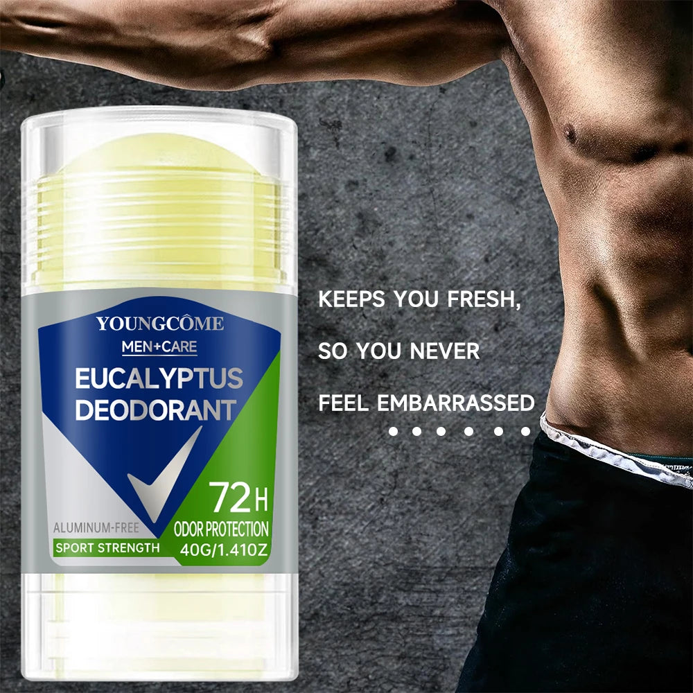 Deodorant for Men Roll-on Bottle Reduce Sweating Odor Remover Underarm Body Deodorant Stick Fast Dry Lasting Portable Refresh - ATSProducts