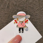 Little Girl In Black Dress Brooch - ATSProducts