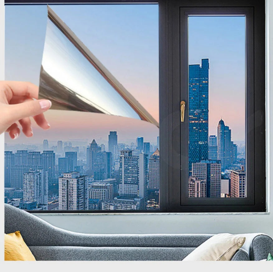Window Sunscreen Privacy Tint Film Non Adhesive - ATSProducts