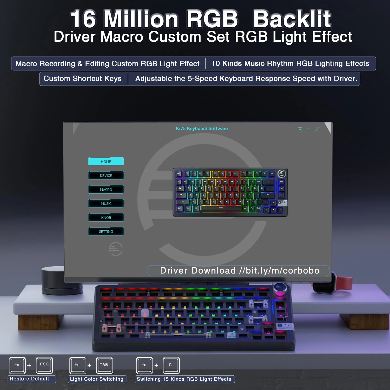 Ki75 Custom Mechanical Keyboard Kits