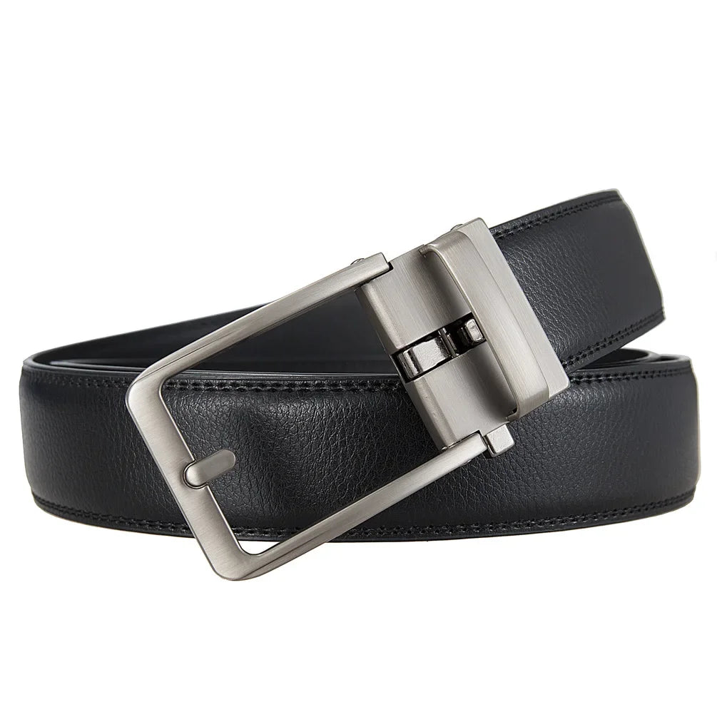 Automatic Buckle Genuine Leather Belts - ATSProducts
