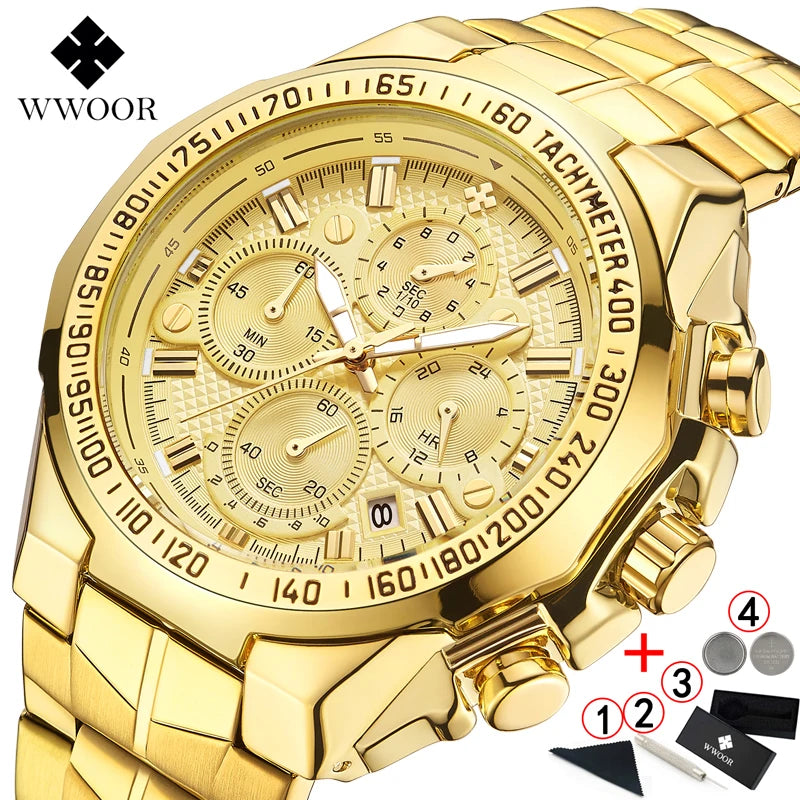 WWOOR Chronograph Wristwatch - ATSProducts