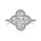 Sterling Silver Women's Diamond Ring - ATSProducts