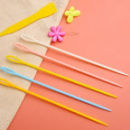 QervFlo 50pcs 7cm 9cm 15cm Plastic Knitting Needles - ATSProducts