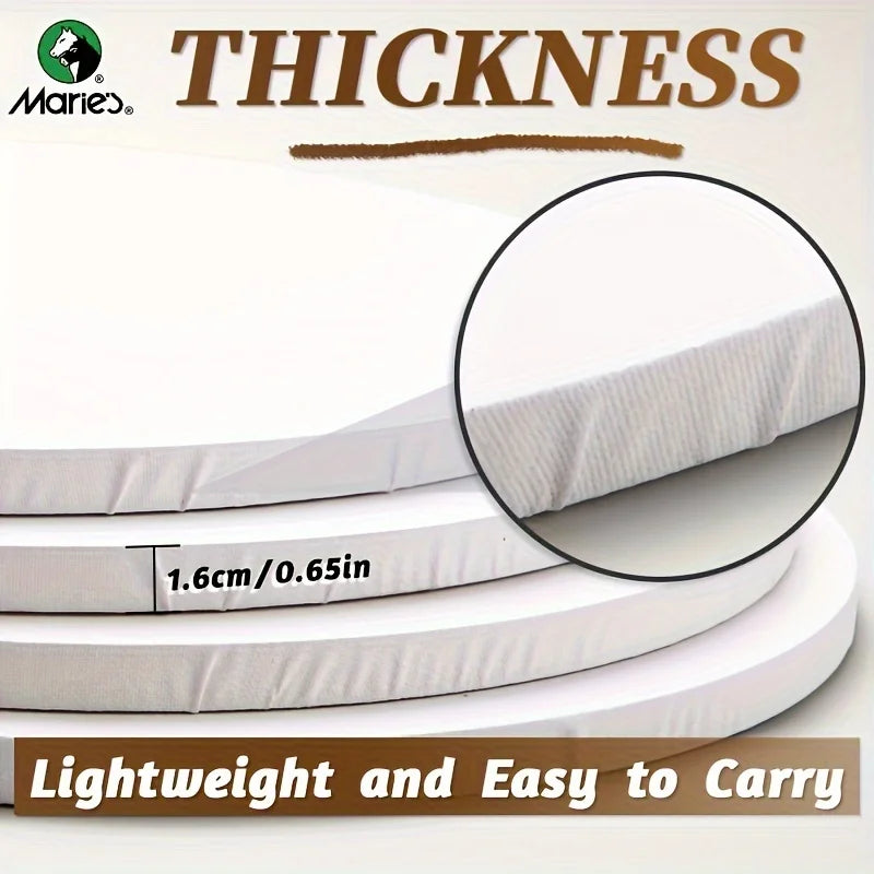 Small Round Stretched Painting Canvas - ATSProducts