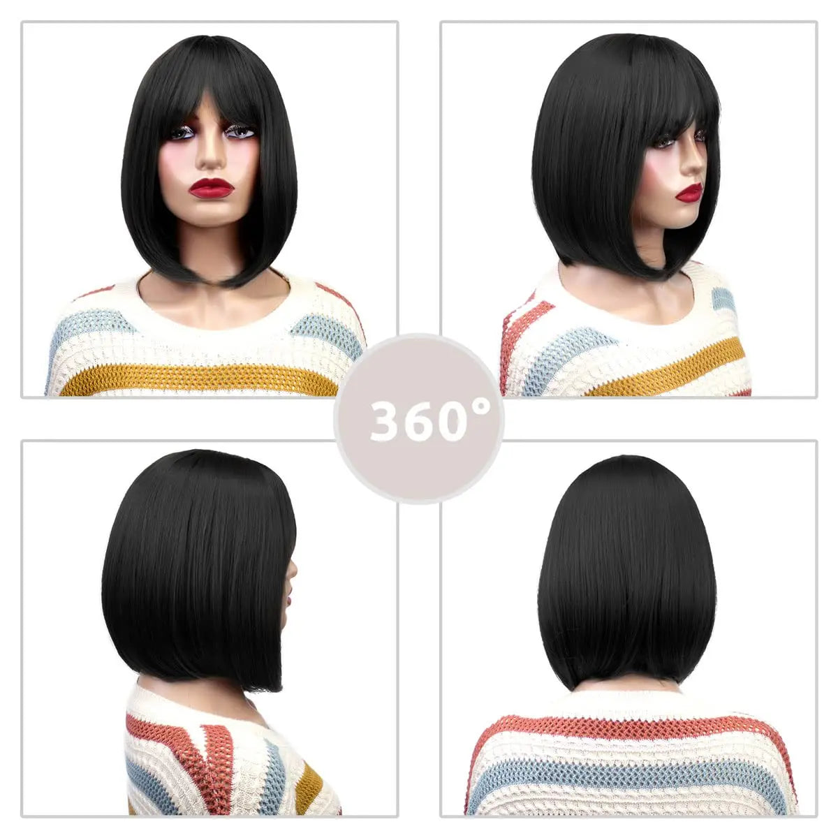 Wig With Bangs - ATSProducts