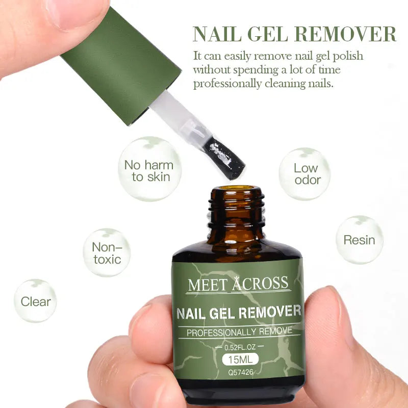 Meet Across 1/4bottle Nail Gel Remover