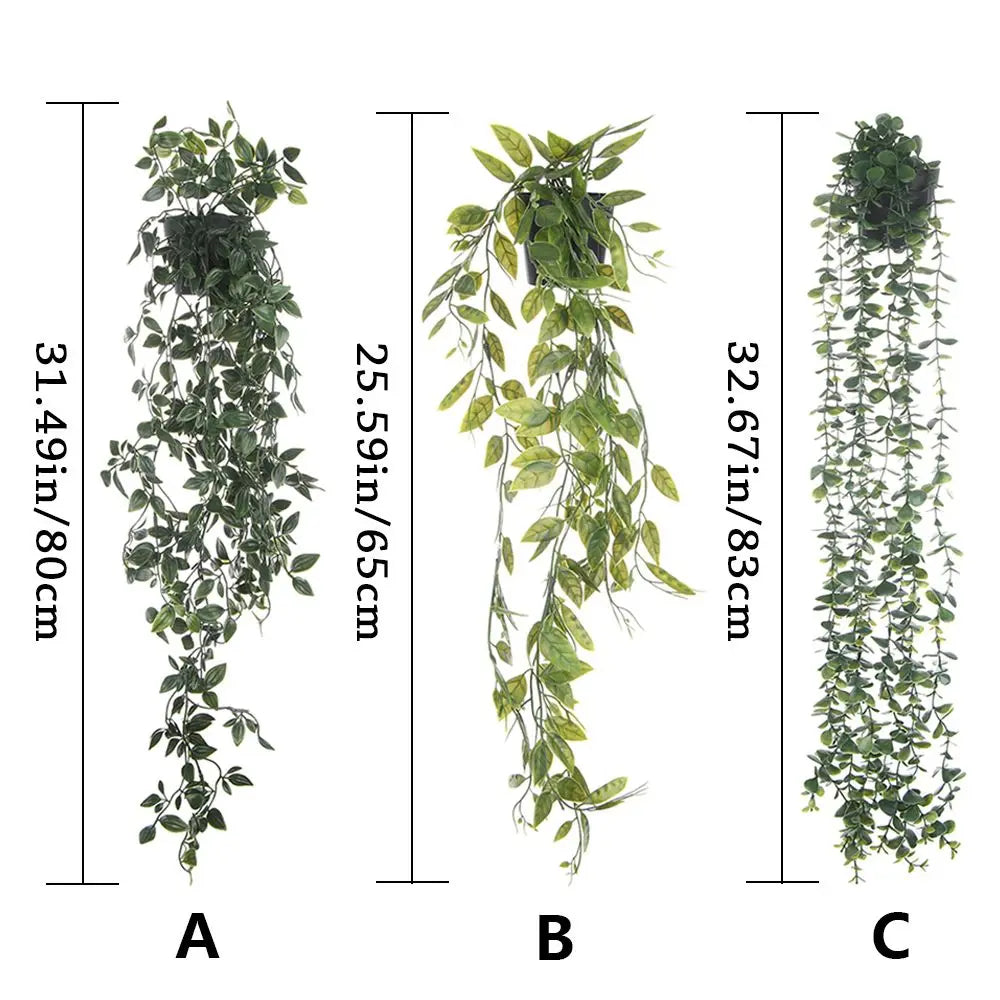 Artificial Hanging Plants with Pot