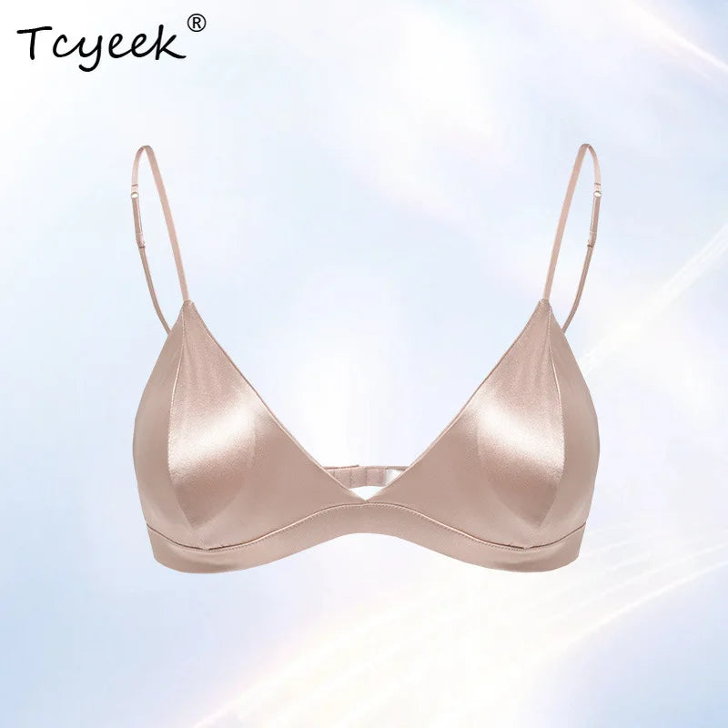 Tcyeek 93% Silk Bra - ATSProducts