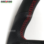 Angotan Full Leather Car Steering Wheel Perforated For Jeep Wrangler JL 2018-2023 Models - ATSProducts
