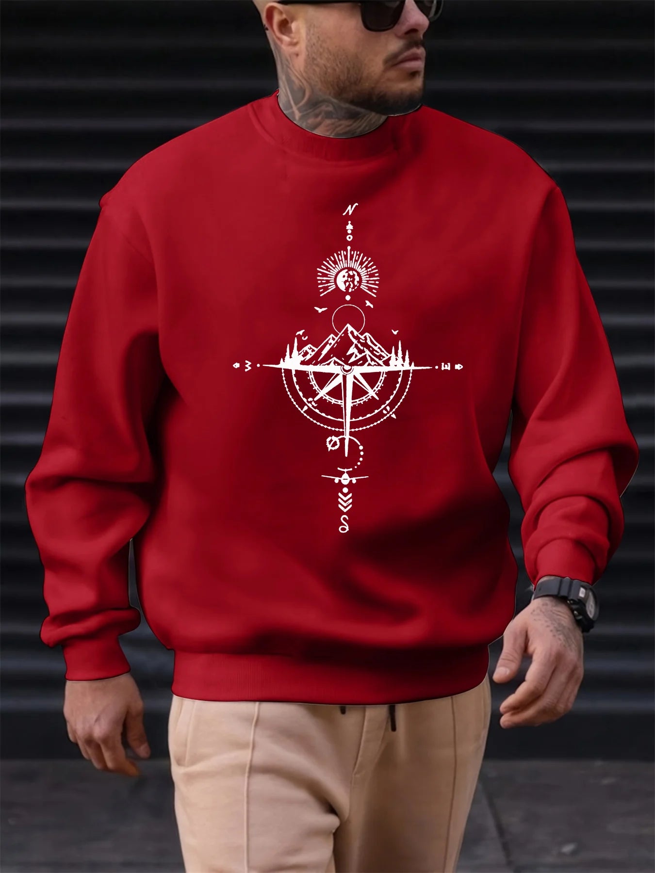 Guilan Round Neck Sweatshirt - ATSProducts