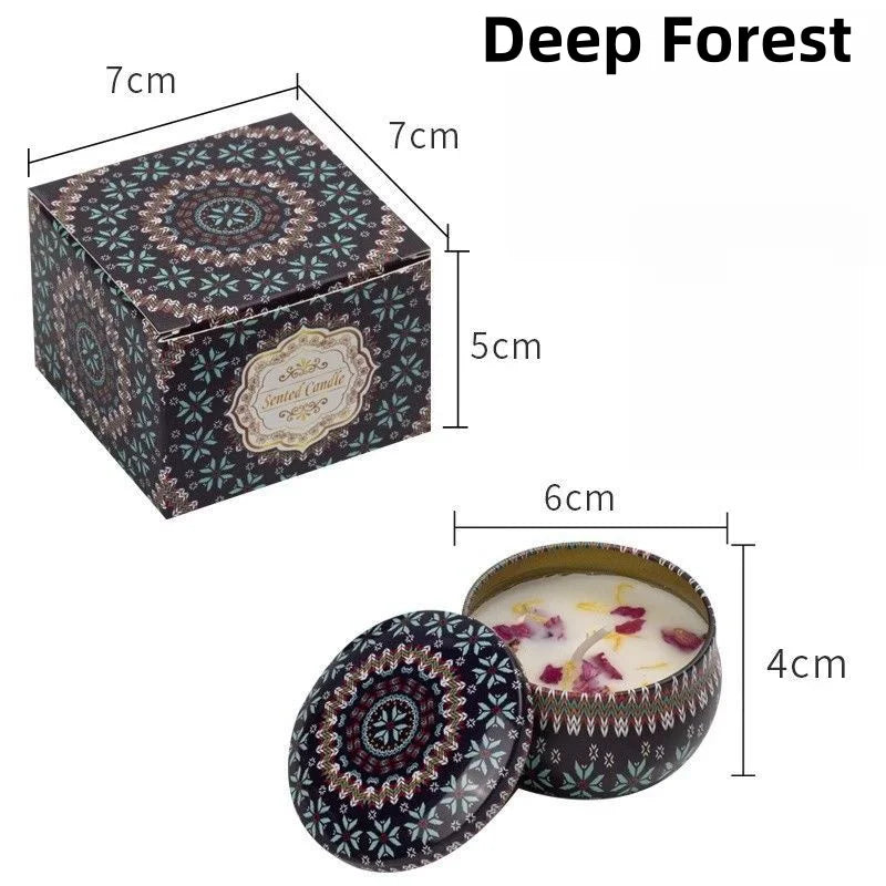1/4PCS Vintage Scented Candles Soy Wax Candle Jars - ATSProducts