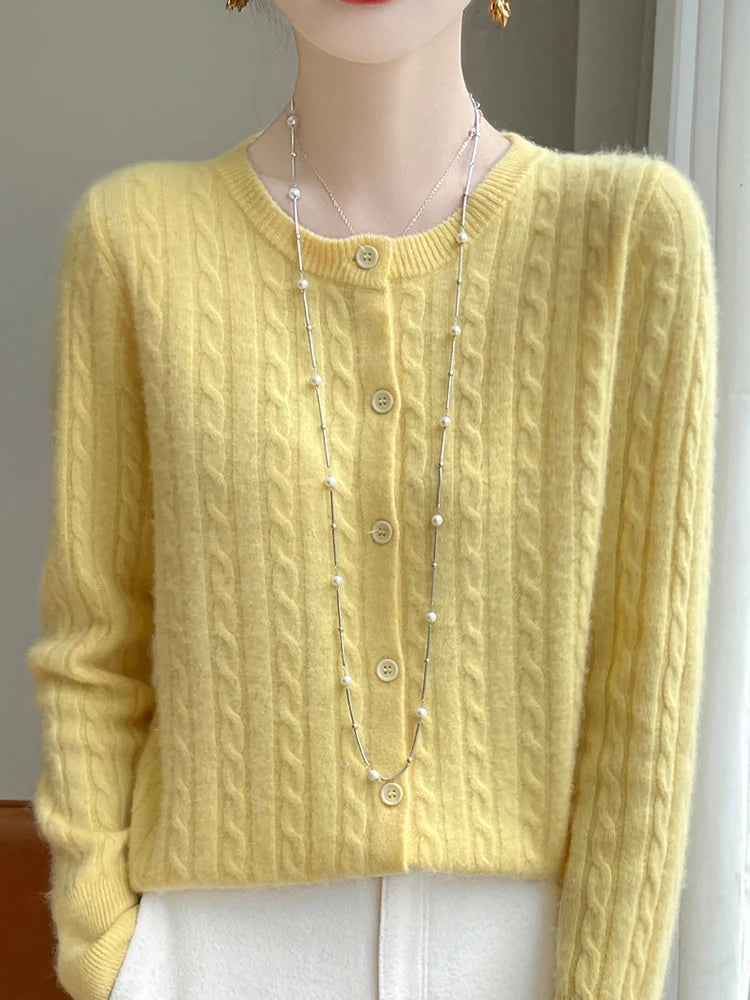 Shintimes O Neck Cardigans - ATSProducts