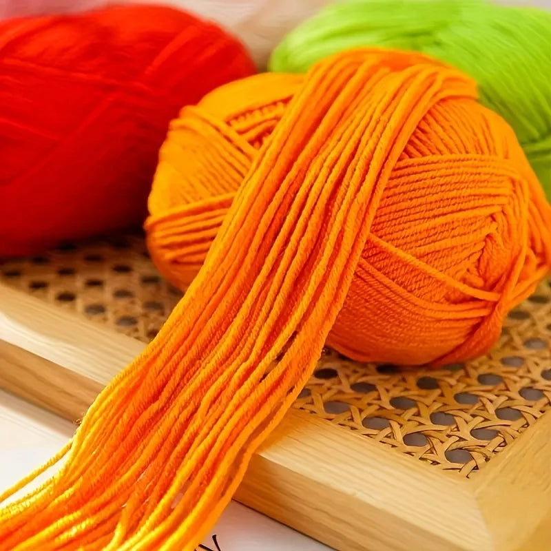 4 Packs Of 50G 4-strand Acrylic Yarn - ATSProducts