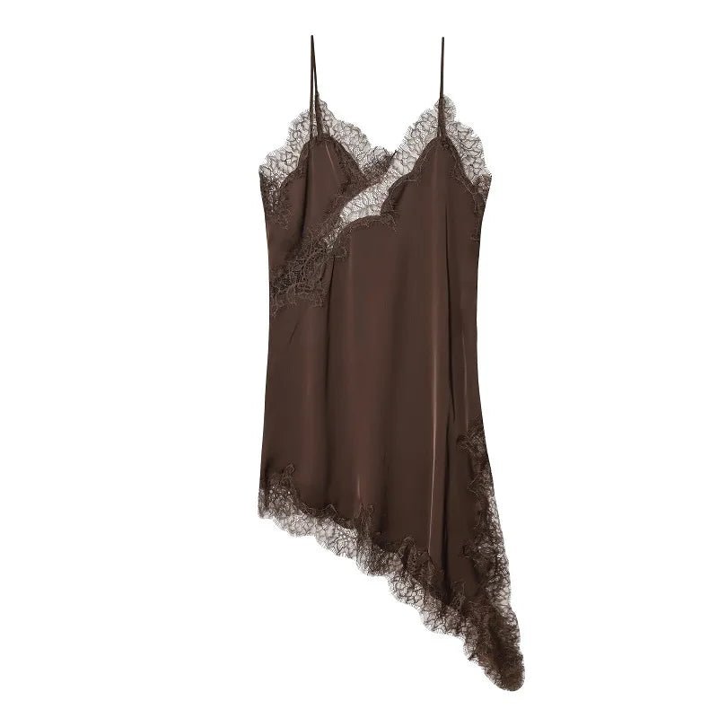 Mujer Lace Slip Mini Dress - ATSProducts