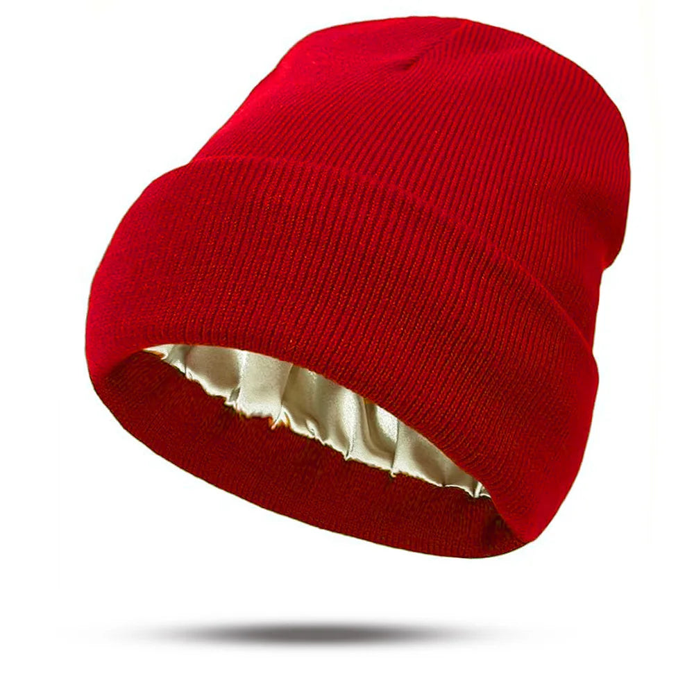 Knitted Satin Hat - ATSProducts
