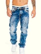 Men's Stone Washed Jeans - ATSProducts