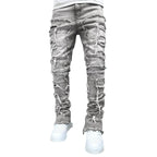 Men's Ripped Distressed Slim Fit Jeans - ATSProducts