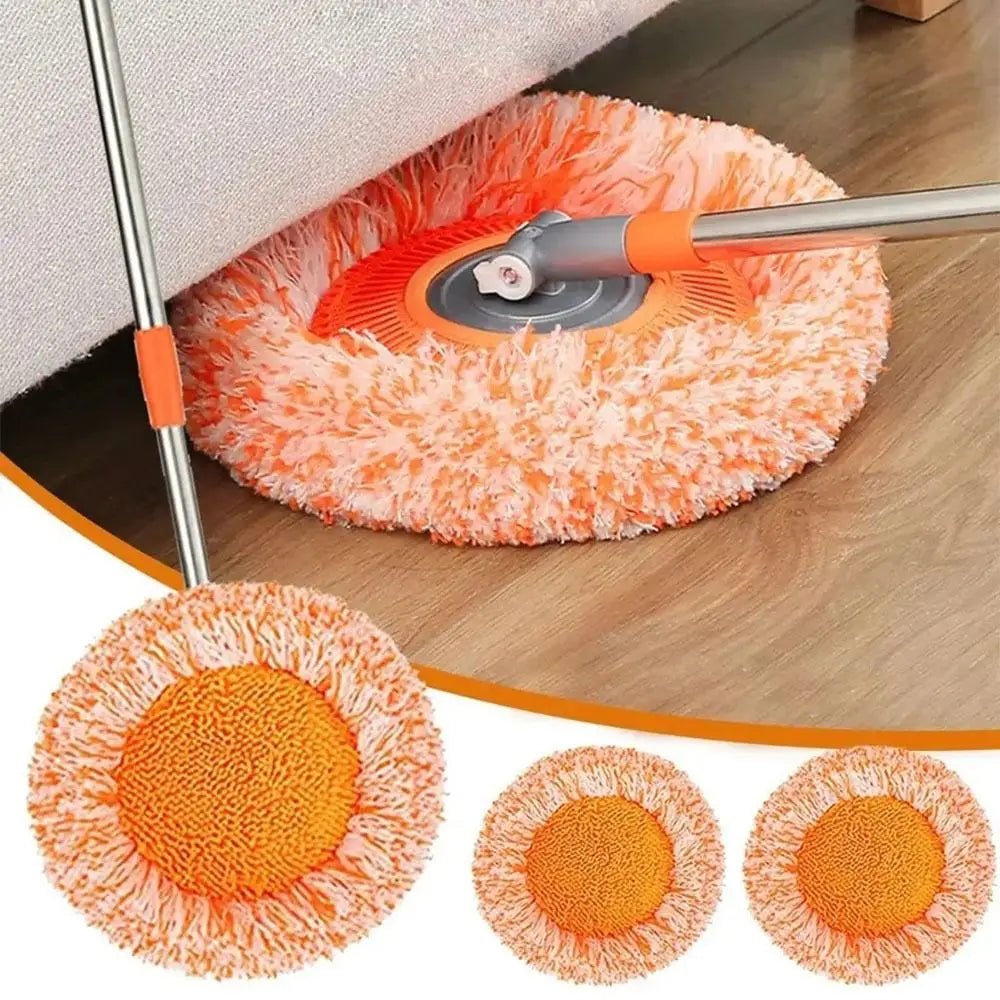 Round Cleaning Mop with Extension Pole - ATSProducts